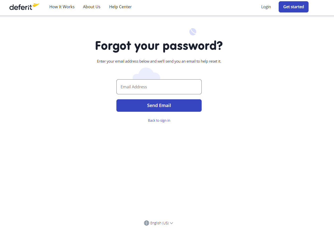 Forgot password, Can't log in